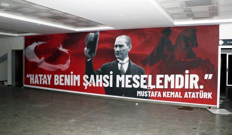 Depremden saatler önce büyük sevincin yaşandığı Yeni Hatay Stadı’nda acı ve hüzün hakim